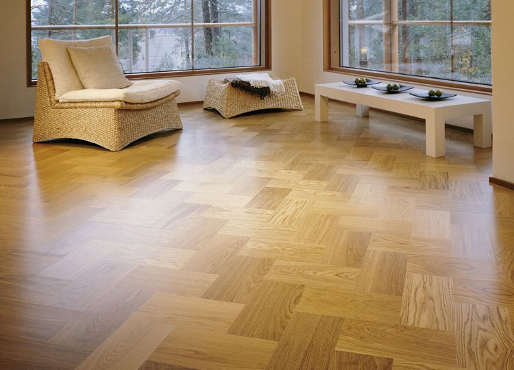 Traditionele tapis parketvloer